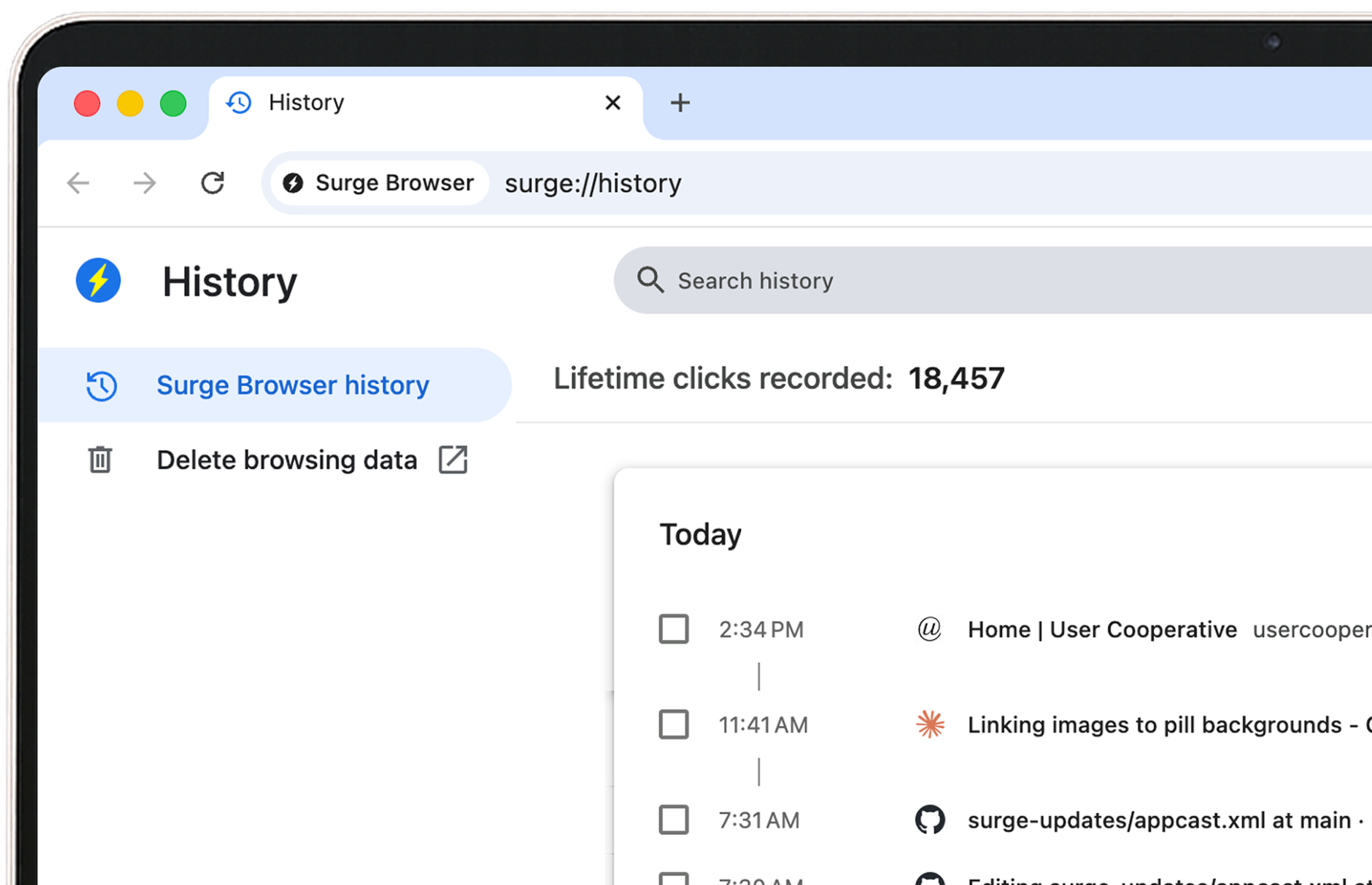 Surge History